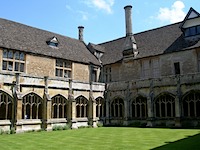 The cloisters at Laycock Abbey, Wiltshire