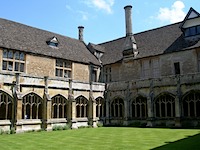 The cloisters at Laycock Abbey, Wiltshire