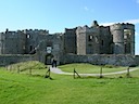 Approaching the castle entrance