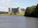 Carew Castle from the riverbank